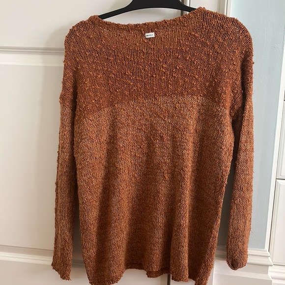 Oversized orange RVCA sweater - Picture 2 of 3